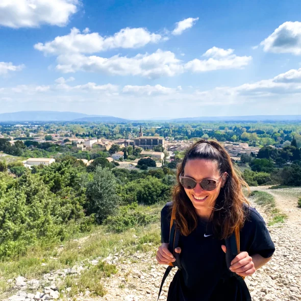 Balade randonnée famille colline de piécaud caumont sur durance
