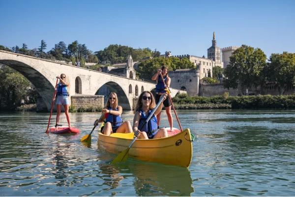 canoe paddle avignon