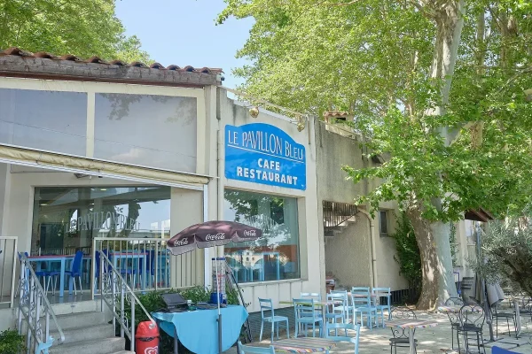 Pavillon bleu restaurant ile de la barthelasse avignon