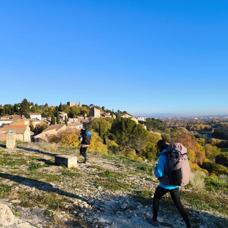 Randonnée itinérante : 2 à 3 jours sur le Chemin Urbain V entre Uzès, le Pont du Gard et Avignon