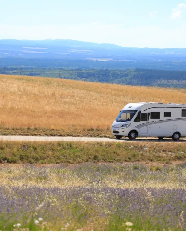 camping car lavande