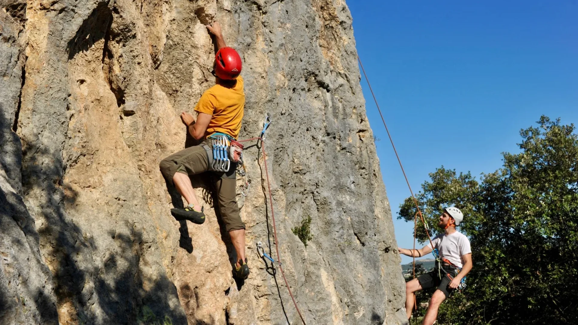 Escalade Rochefort du Gard