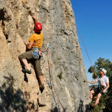 Escalade Rochefort du Gard