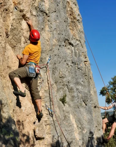 Escalade Rochefort du Gard