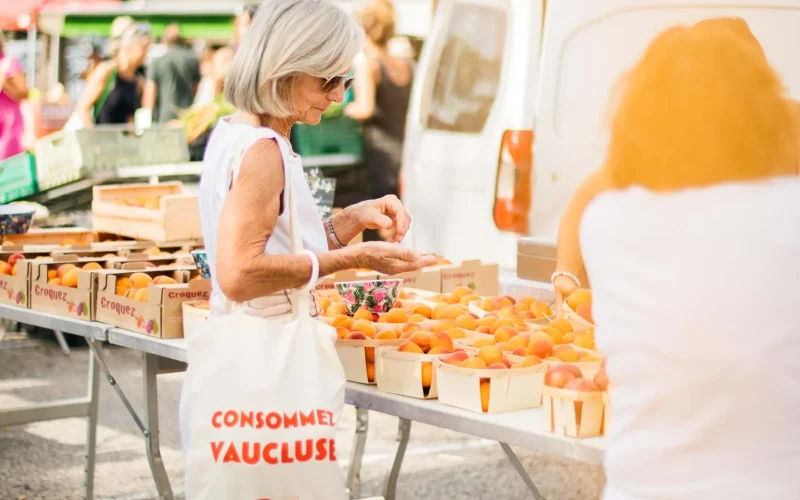 marché agricole Velleron